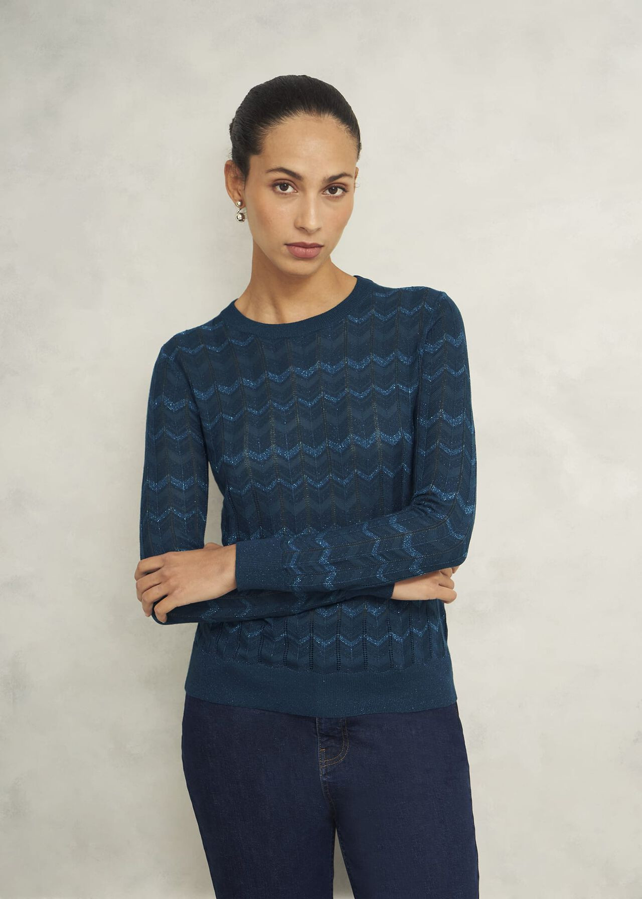 Chatham Sparkle Sweater | Hobbs US | | Hobbs