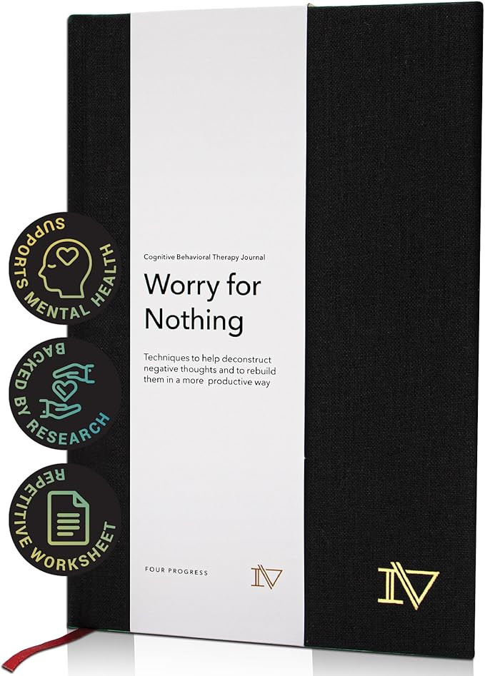 Worry for Nothing: Guided Anxiety Journal, Cognitive Behavioral Therapy Mental Health Journal, An... | Amazon (US)