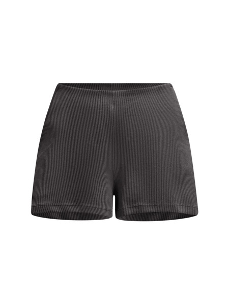 Ribbed Softstreme High-Rise Short 2" | Women's Shorts | lululemon | Lululemon (US)