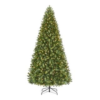 Home Accents Holiday 7.5 ft Fenwick Pine LED Pre-Lit Artificial Christmas Tree with 750 Color Cha... | The Home Depot