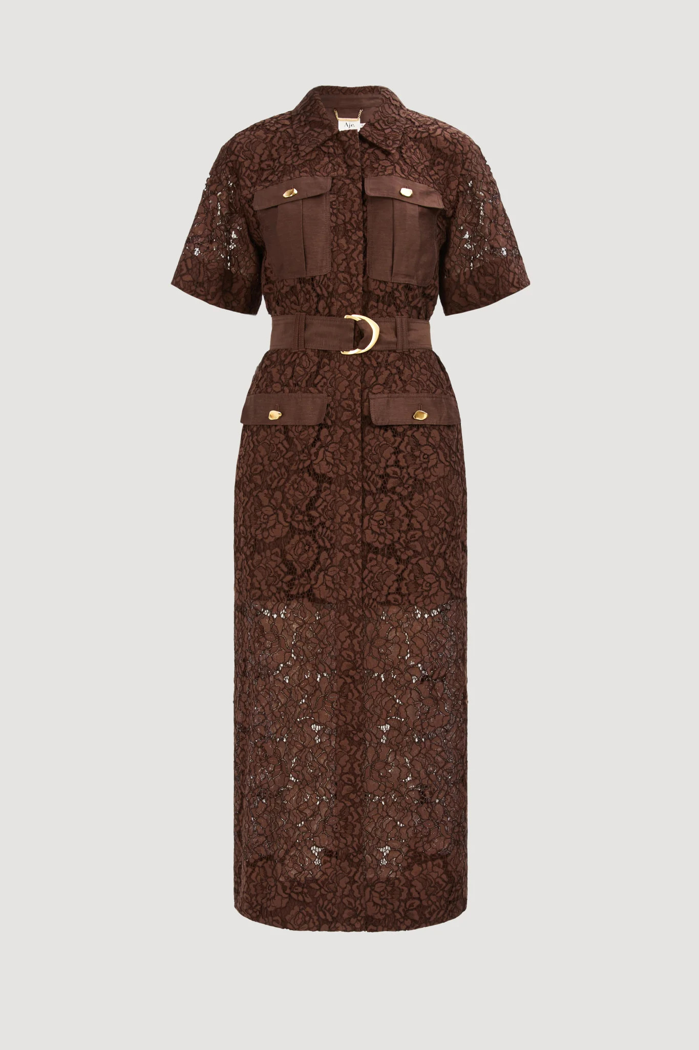 Mystic Lace Shirt Dress | aje. (Australia)