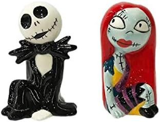 Disney Nightmare Before Christmas Jack Skellington & Sally Salt and Pepper Shake Set | Amazon (US)