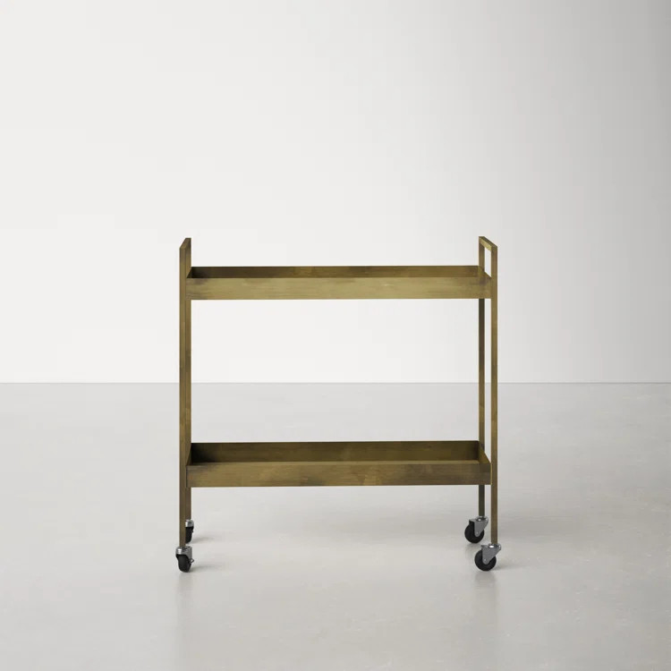 Mykonos Metal Bar Cart | Wayfair North America