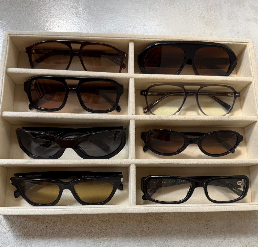 my current sunglasses rotation #sunglasses #frames #stylist 

 #LTKdayinmylife #LTKgrwm #LTKSeasonal
