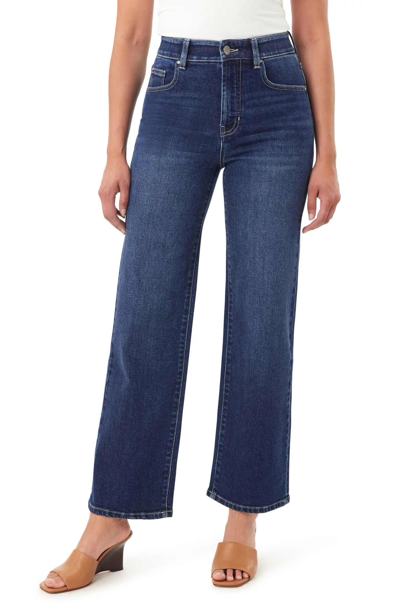 Coffee Date 28.5-Inch High Waist Straight Leg Jeans | Nordstrom Rack