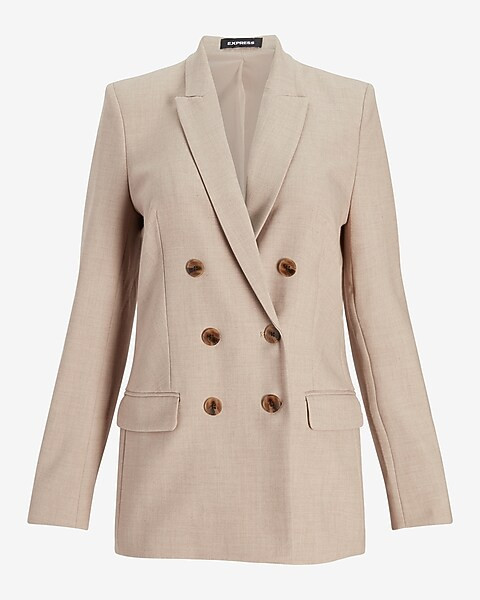 Double Breasted Peak Lapel Blazer | Express