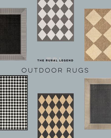 European English, Parisian inspired courtyard outdoor rugs from Rugs USA

#LTKSeasonal #LTKhome #LTKsalealert