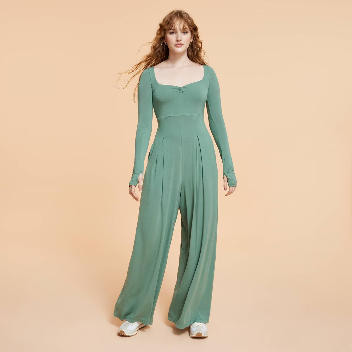 Blogilates Women's Sweetheart Wide-Leg Jumpsuit | Target