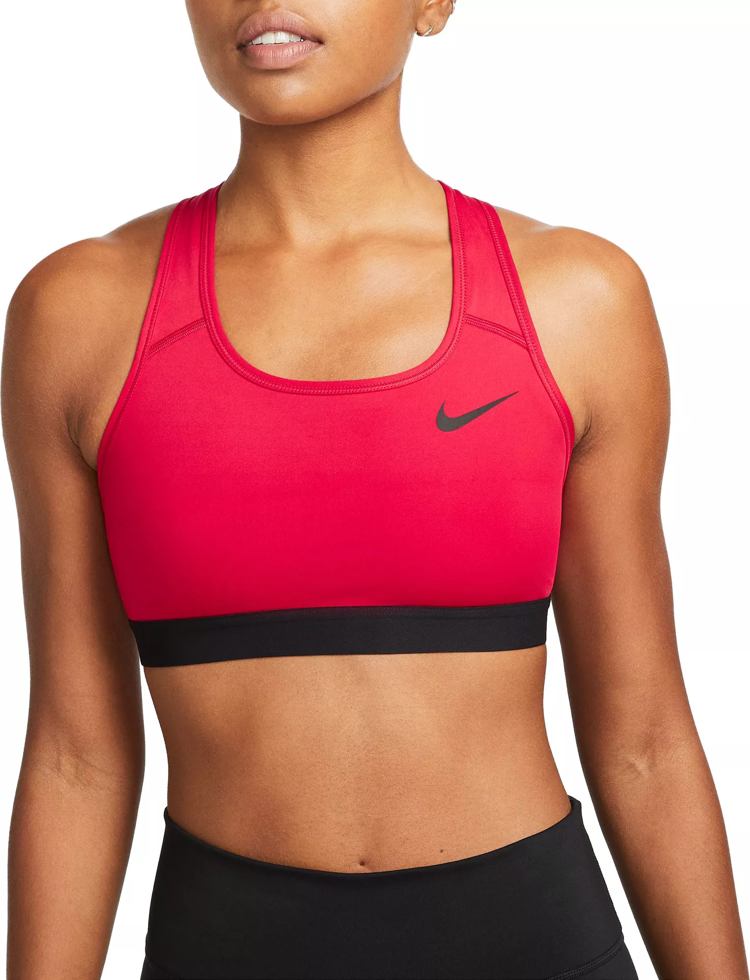 Nike Women's Pro Swoosh Medium-Support Sports Bra, XL, Gym Red | Dick's Sporting Goods