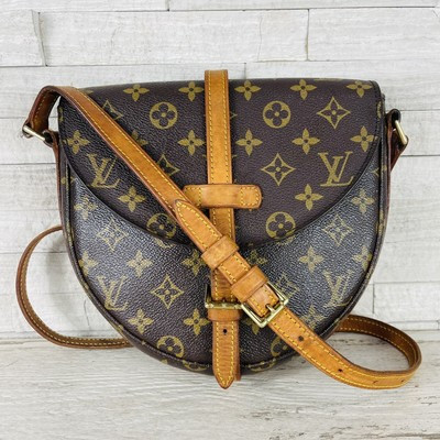 Louis Vuitton Vintage Monogram Chantilly MM Shoulder Crossbody Handbag Purse | eBay US