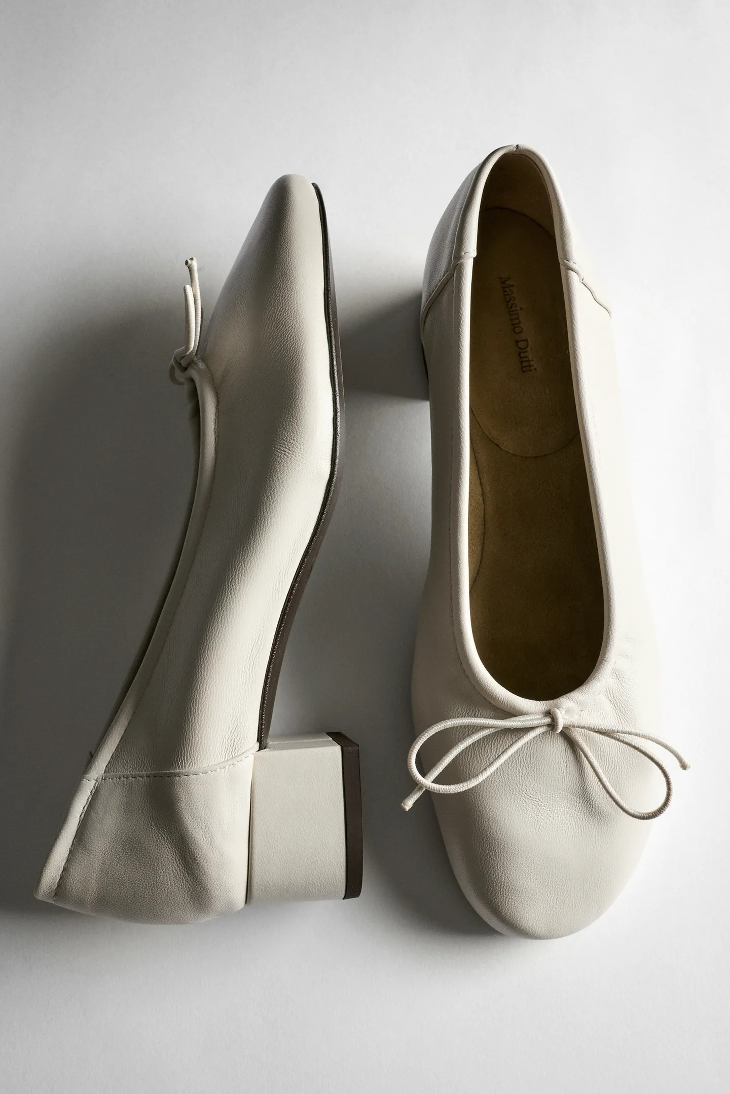 High-heel ballerinas | Massimo Dutti UK