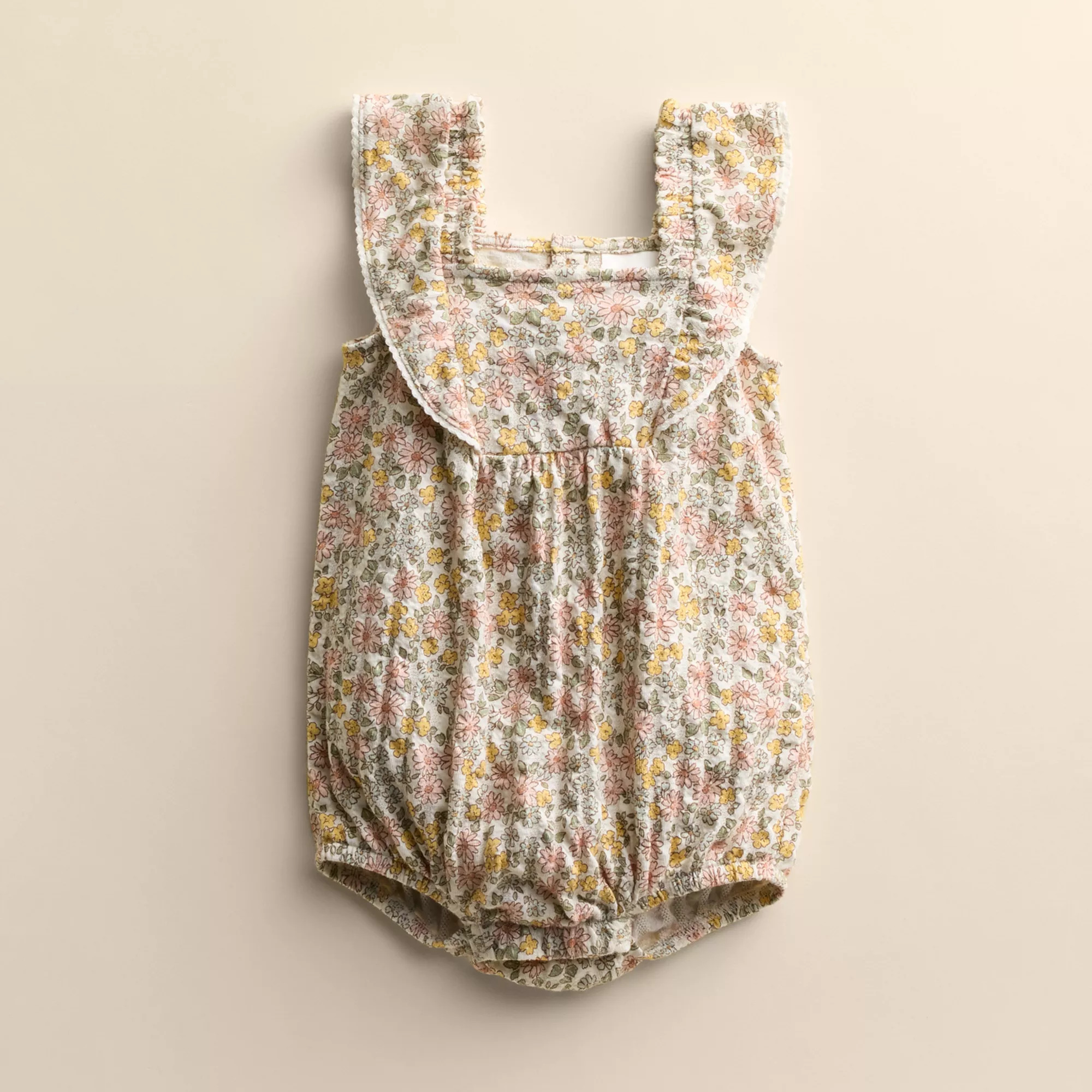 Baby Girl Little Co. By Lauren Conrad Knit Flutter Sleeve Bubble Sunsuit | Kohl's