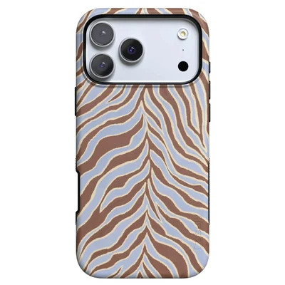 Untamed | Brown & Blue Zebra Case | CASELY