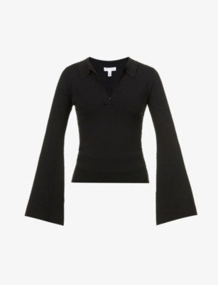 Hayden V-neck stretch-knit top | Selfridges