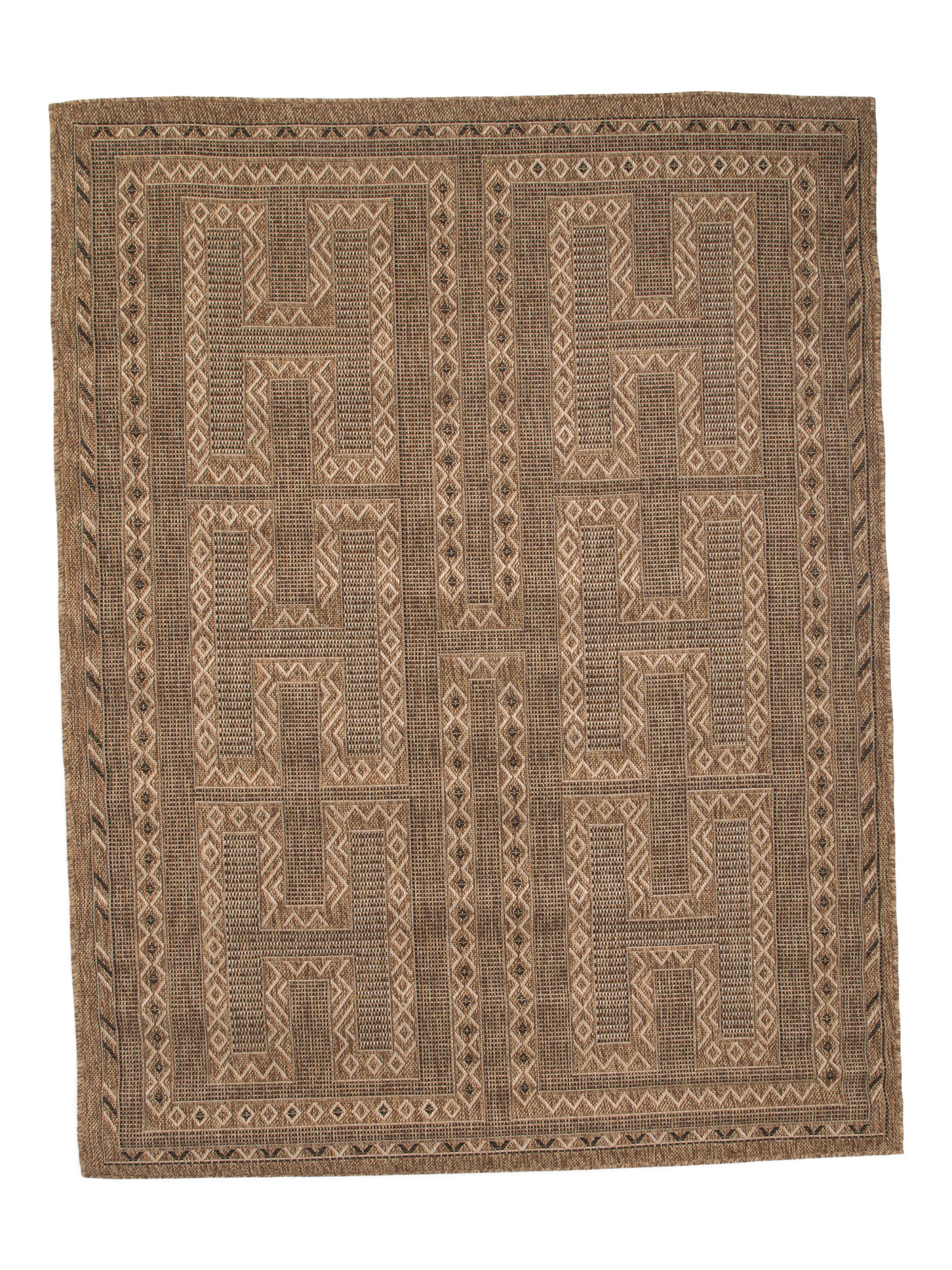 Made In Turkey 5x7 Indoor Outdoor Hampton Faux Jute Area Rug | TJ Maxx