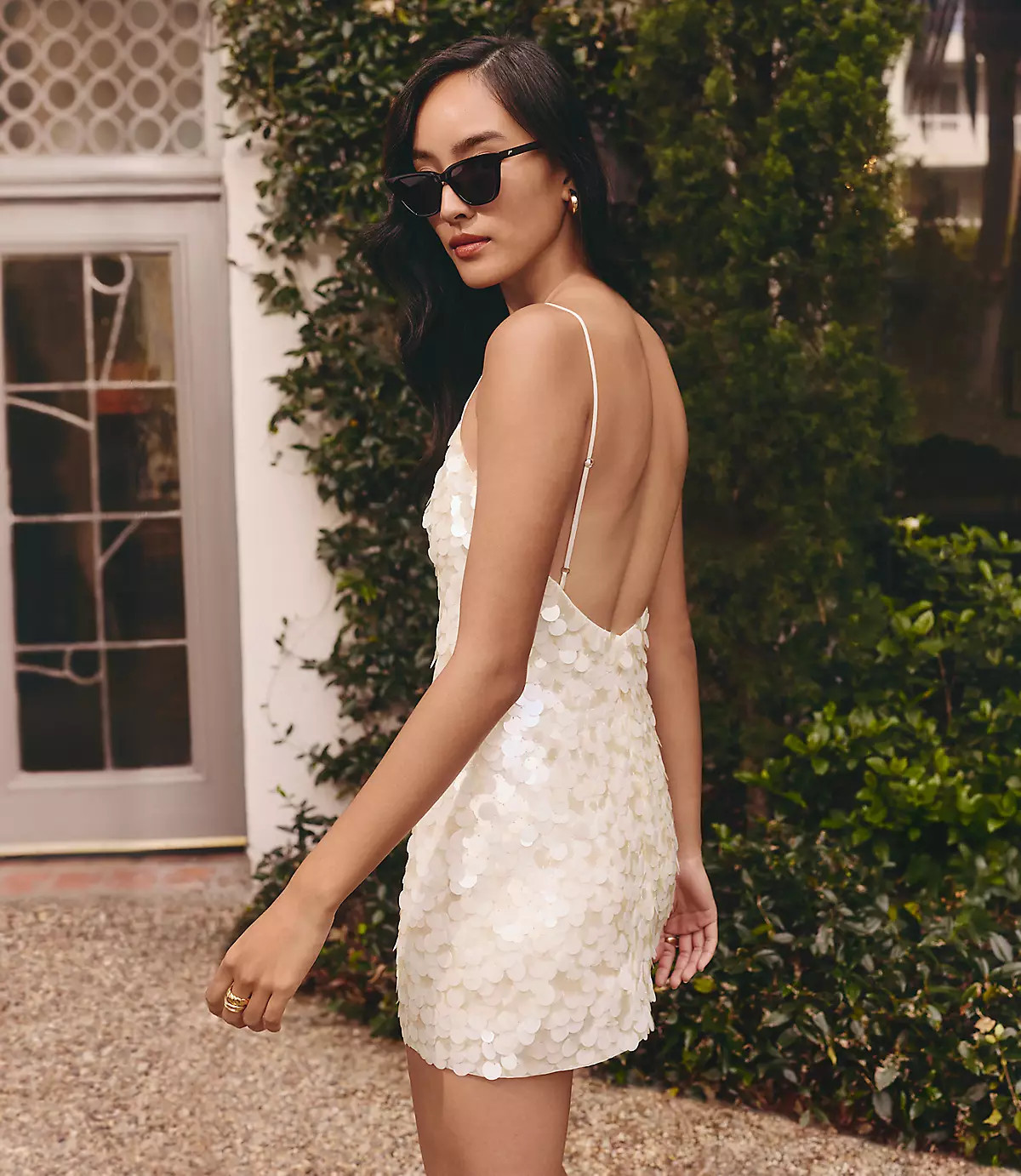 Lately Sequin Mini Dress | LOFT