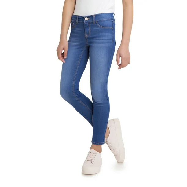 Jordache Girls Super Skinny Power Stretch Jeans, Sizes 5-18 | Walmart (US)