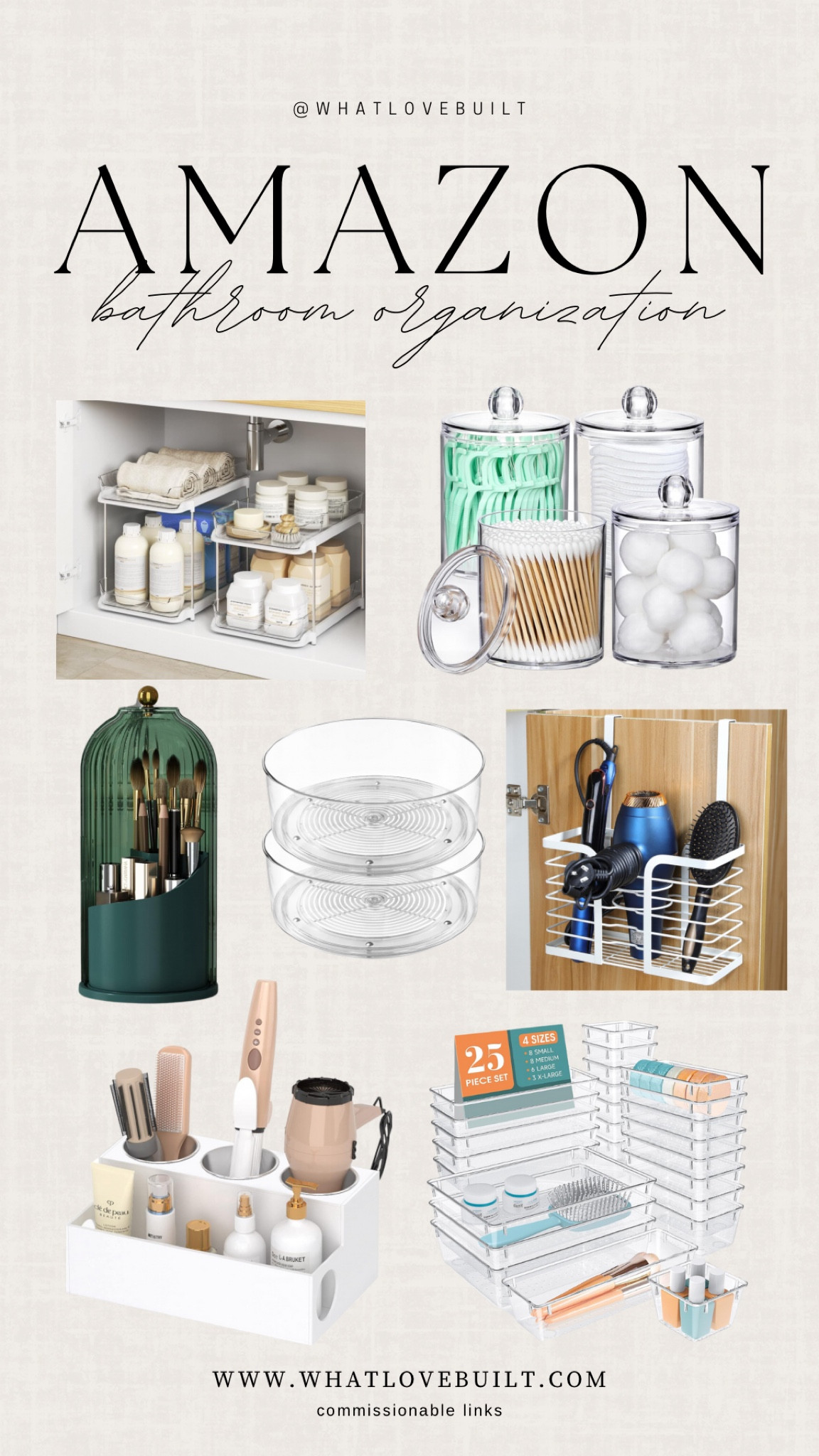 Amazon Bathroom Organization 🛁

#bathroom #storage #organize #organization #home #hair #makeup

#LTKStyleTip #LTKFindsUnder50 #LTKHome