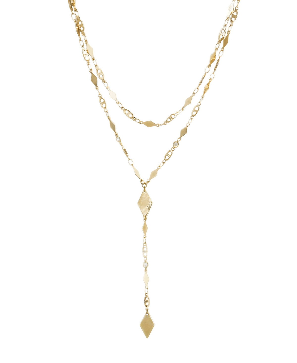 Ettika Augustine Layered Lariat Necklace - Gold | Macy's