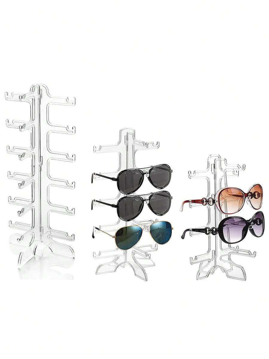 High Quality Transparent Plastic Sunglasses Storage Rack, Eyeglasses Display Stand, Can Store Mul... | SHEIN