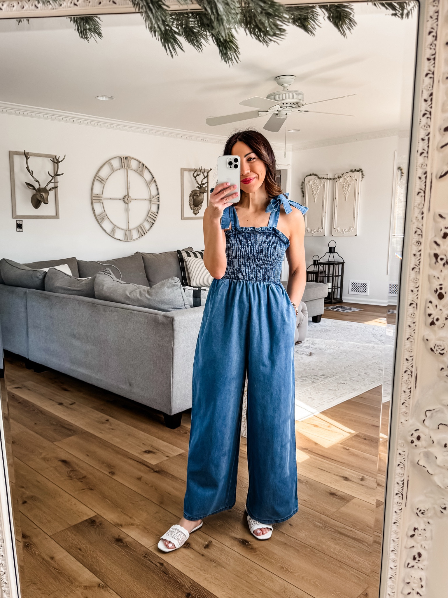 Code Tammy15 or Tammy20. Wearing XS chambray jumpsuit. Jumpsuits.

#LTKOver40 #LTKFindsUnder50 #LTKSaleAlert