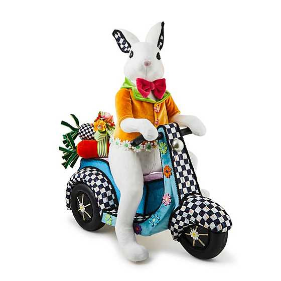 Calico Bunny on Vespa | MacKenzie-Childs