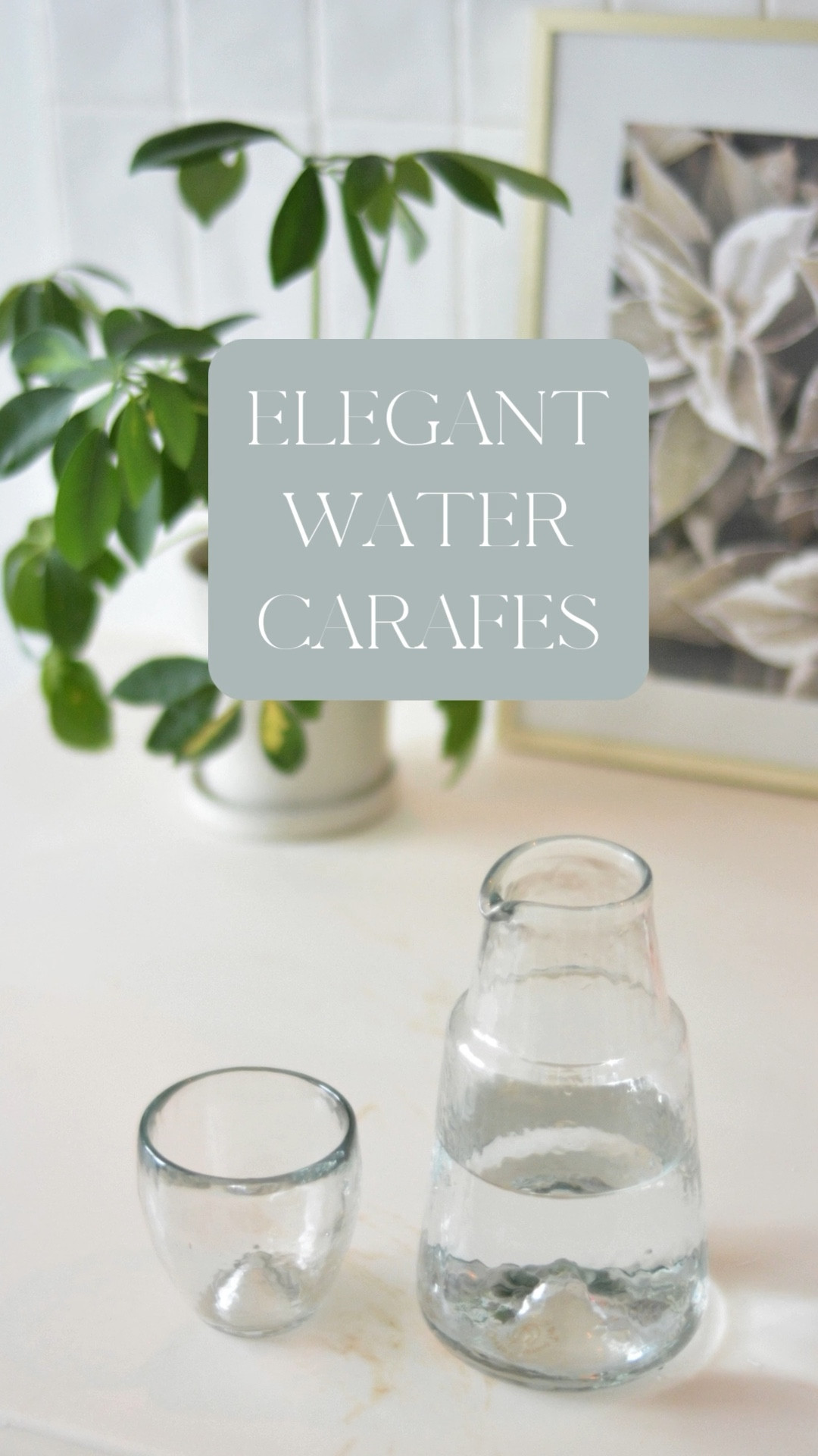 Elevate your daily hydration with elegant water carafes for bedside use or entertaining. #carafe #watercarafe

#LTKGiftGuide #LTKfindsunder50 #LTKhome