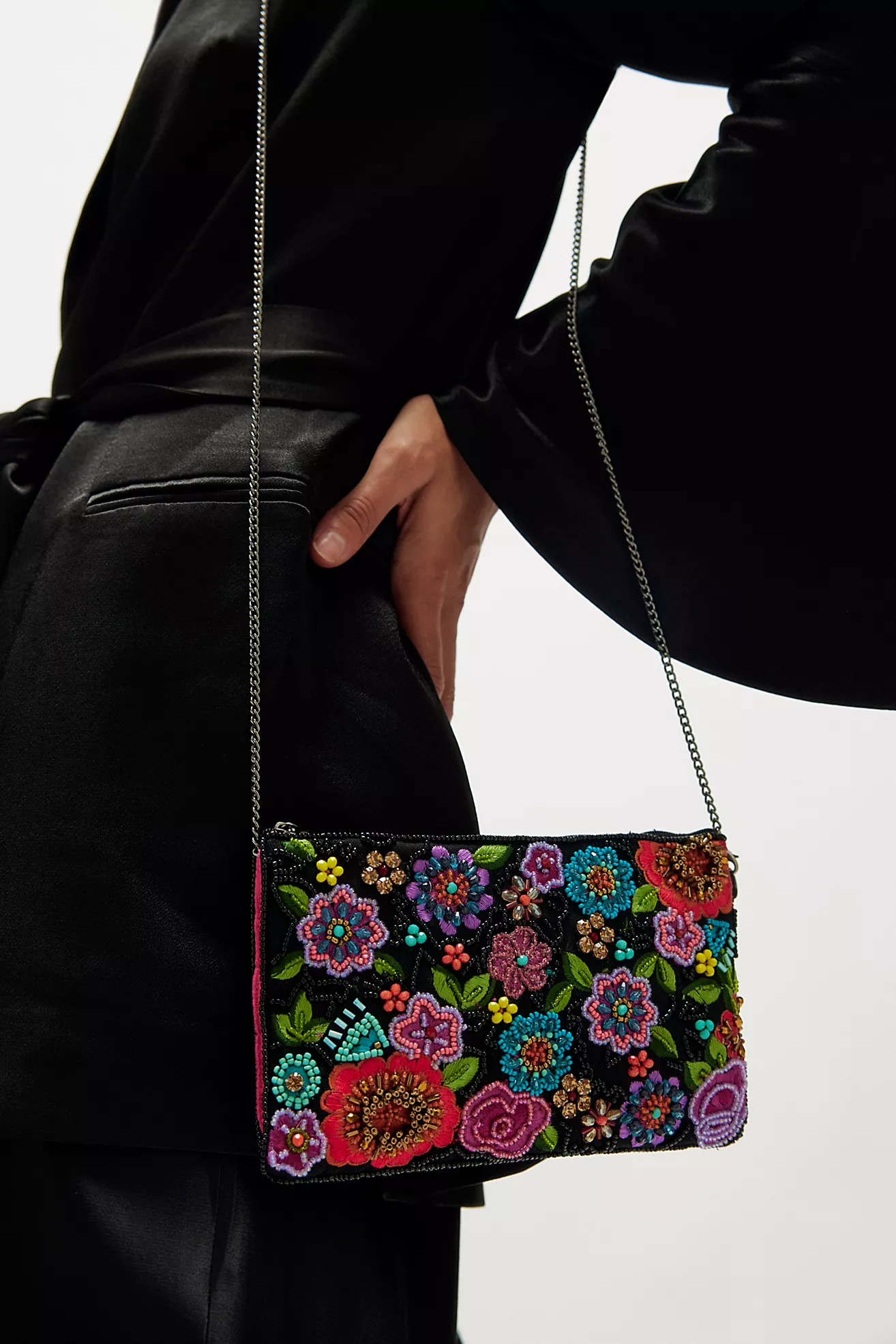 Mary Frances Beaded Crossbody Phone Bag | Free People (Global - UK&FR Excluded)