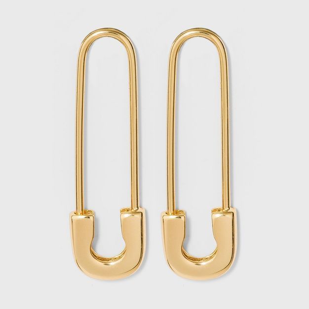 SUGARFIX by BaubleBar 14K Gold Plated Delicate Pin Drop Earrings - Gold | Target