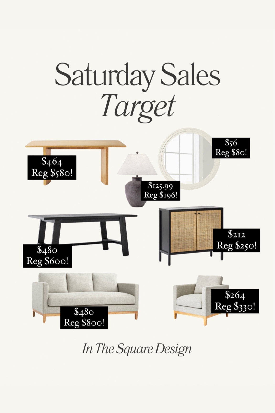 Saturday Sales - Target furniture on sale
now! 



#LTKfindsunder100 #LTKsalealert #LTKhome