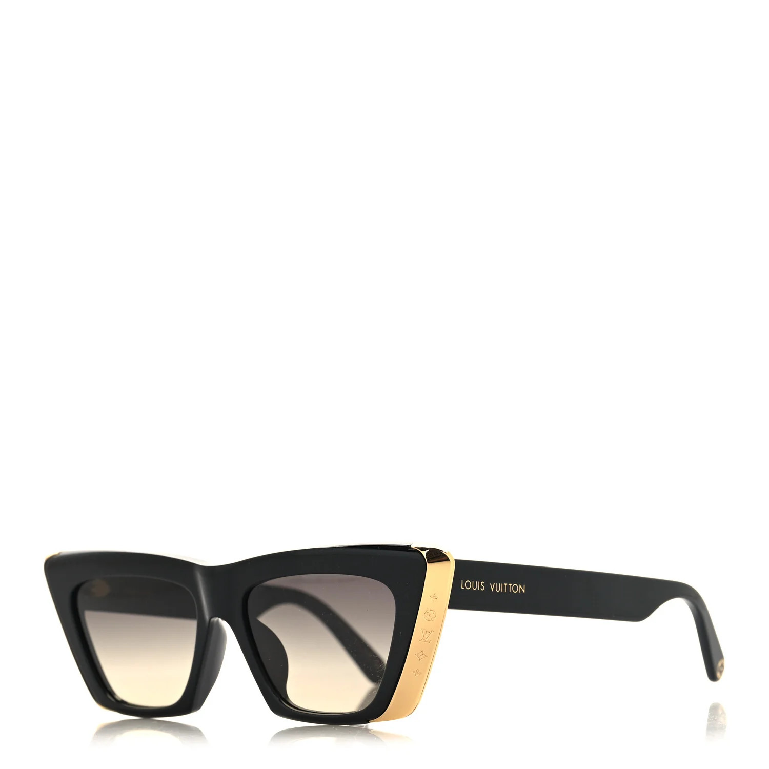 Louis Vuitton Acetate LV Moon Cat Eye Sunglasses Z1655E Black 1885256 | FASHIONPHILE (US)