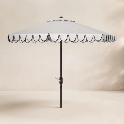 Mabel 130'' Scalloped Beach Umbrella | Wayfair North America