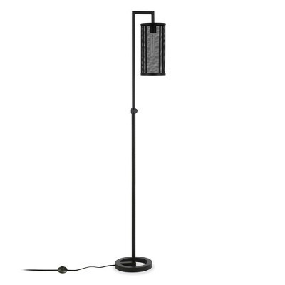 Hudson and Canal 69.5" Floor Lamp: Blackened Bronze, Metal Mesh, Industrial Design | Target