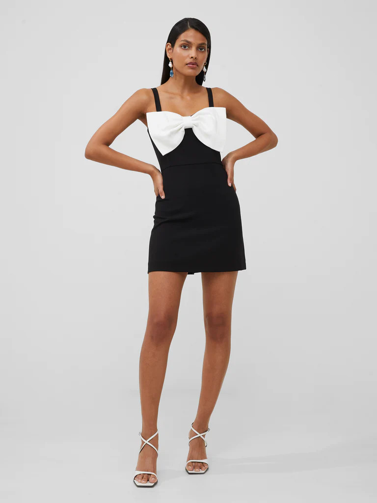 Whisper Bow Strappy Mini Dress | French Connection (US)