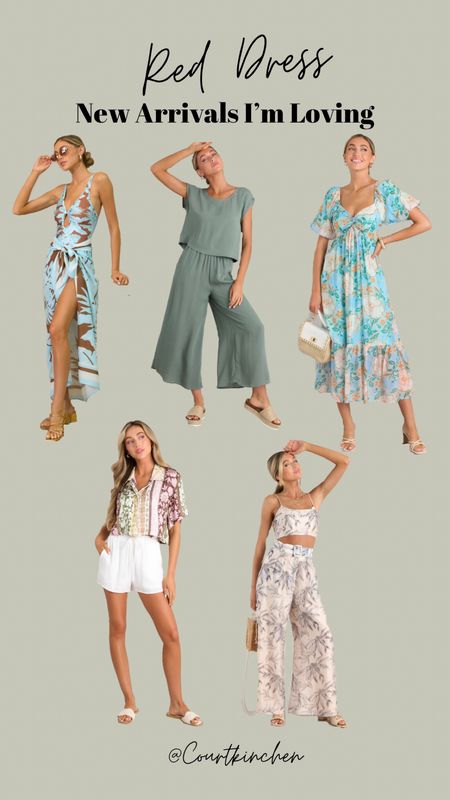 The cutest new arrivals to red dress boutique! 


Resort wear / beach look / vacation outfits / summer outfits / dresses 

#LTKstyletip #LTKfindsunder100 #LTKfindsunder50