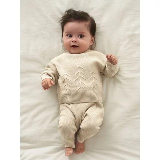 Modern Moments by Gerber Baby Boy Sweater Set, 2-Piece, Sizes 0/3M-24M | Walmart (US)