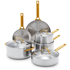 Reserve Stainless Steel 10-Piece Cookware Set | GreenPan