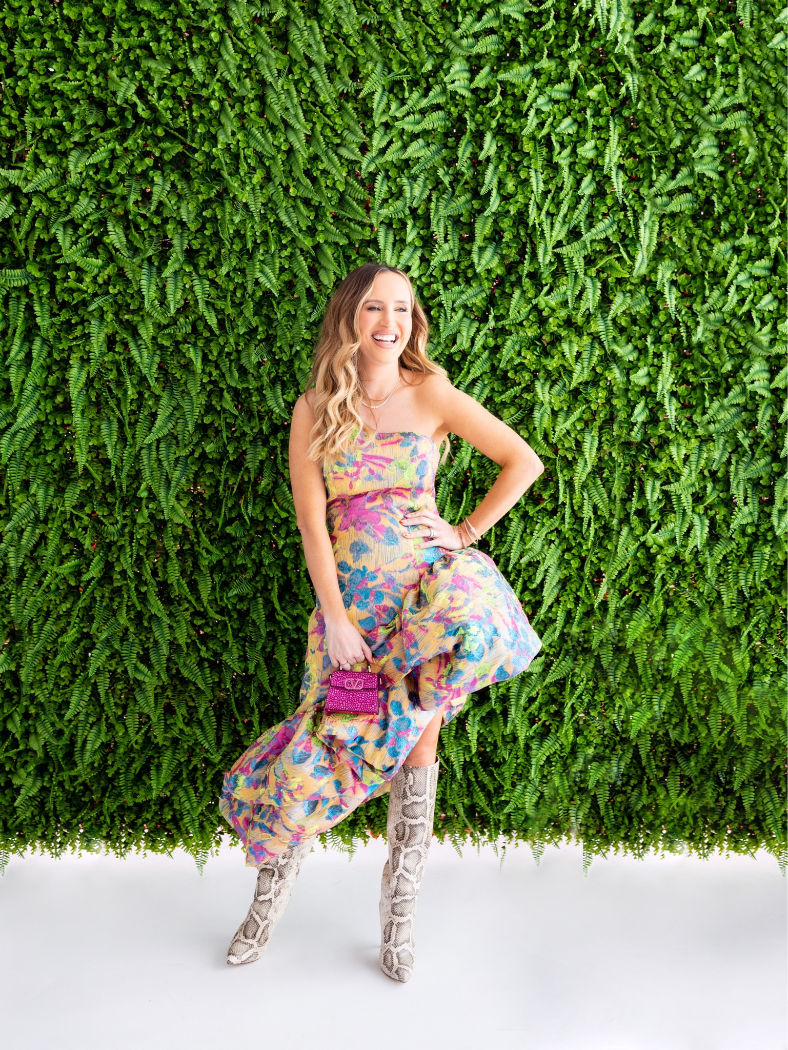 This is an amazing formula look for Valentines Day or a spring event. I love the high low hemline, jacquard print, and fun colors. I paired it with my favorite mini crystal bag and snakeskin print boots! 

#highlow #floraldress #springdress #springstyle  #pinkshoes #galentines #galentineslook #valentino #valentinobag #crystalbag #minibag #valentinesday #valentinesdaydress #valentinesdaylook #valentinesdaystyle #ootd #amazonfashion 



#LTKSeasonal #LTKstyletip #LTKshoecrush