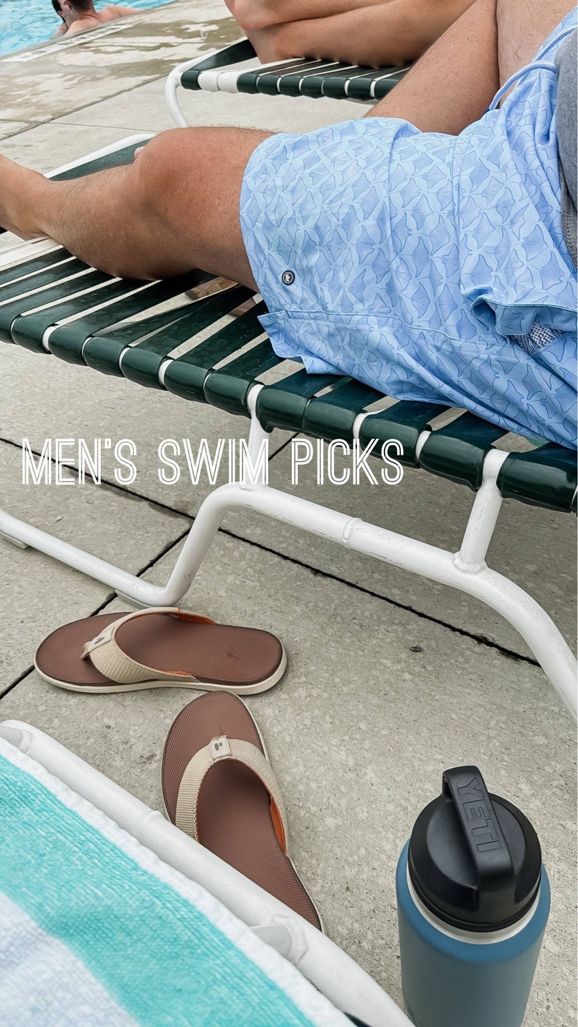 Pool day. Kirk’s favorite swim & flip flops. Father’s Day.

#LTKSeasonal #LTKMens #LTKSwim