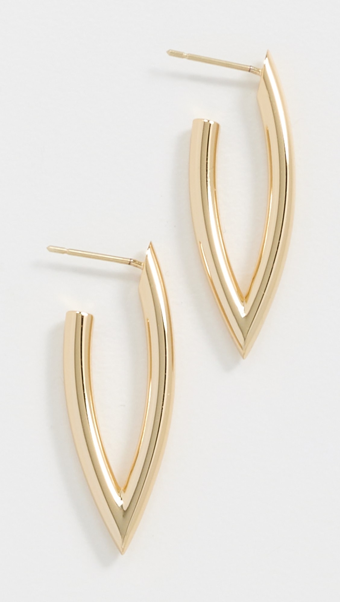 Jennifer Fisher Small Feather Hoop Earrings | Shopbop | Shopbop