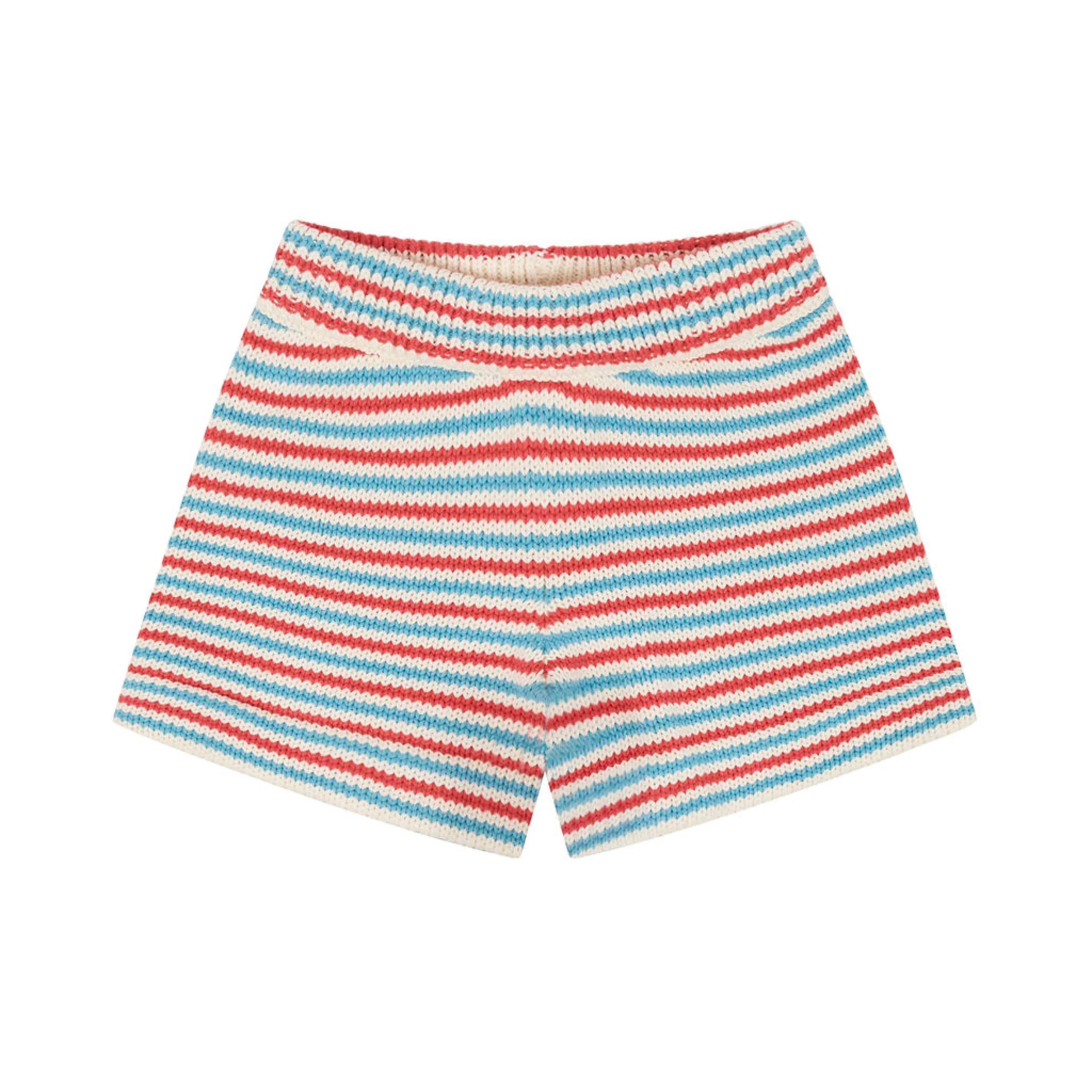 kids marina stripe knit short | Minnow