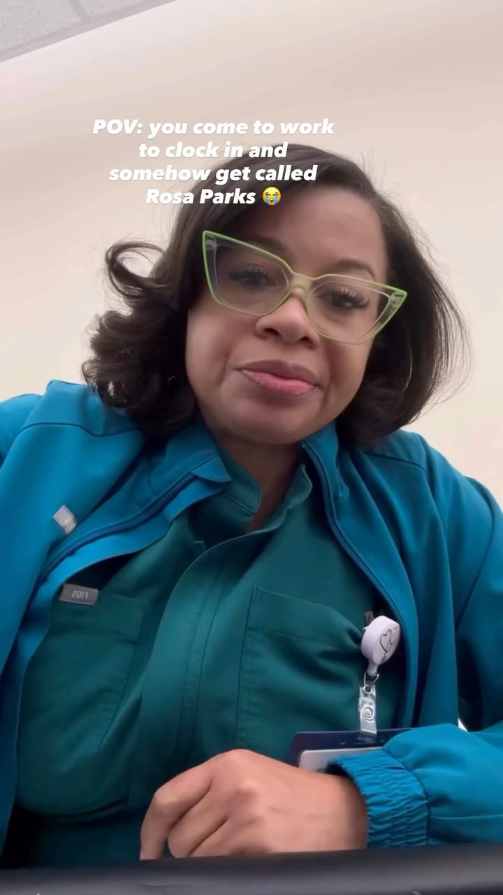 Do I look like the great Rosa Parks? POV: you come to work to clock in and somehow get called Rosa Parks 😭 #ShiftLaughs #WorkplaceComedy #ClockedInAndCackling

#LTKSaleAlert #LTKOver40 #LTKSeasonal