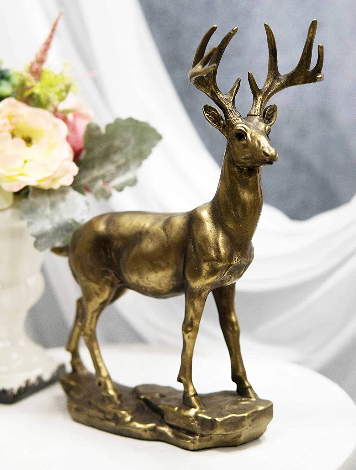 Trinx Andreq Buck Stag Deer Figurine | Wayfair | Wayfair North America