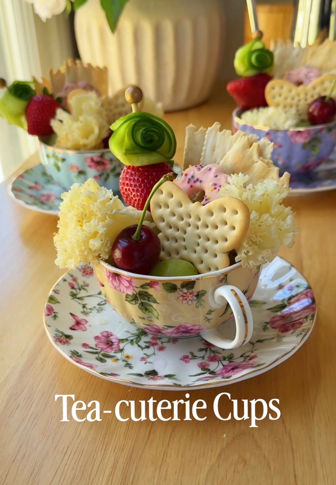 everything I used for tea-cuterie cups!