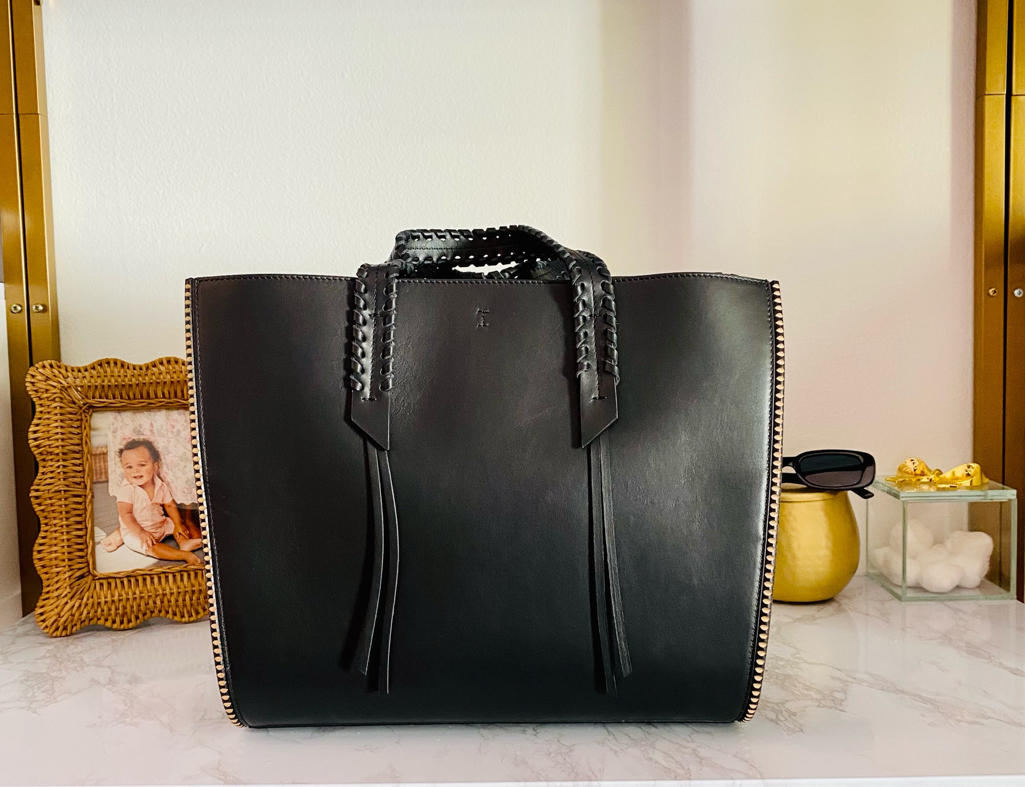 Cute leather tote with optional shoulder straps.

#LTKtravel #LTKstyletip #LTKGiftGuide