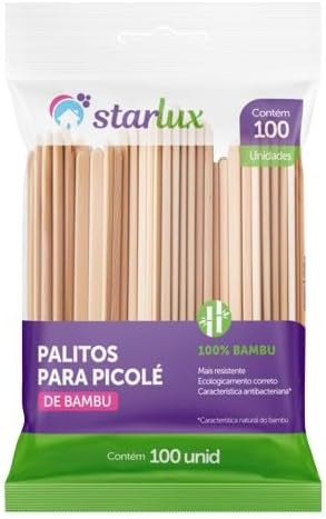PALITO P/PICOLE BAMBU 100 UNIDADES$ | Amazon (BR)