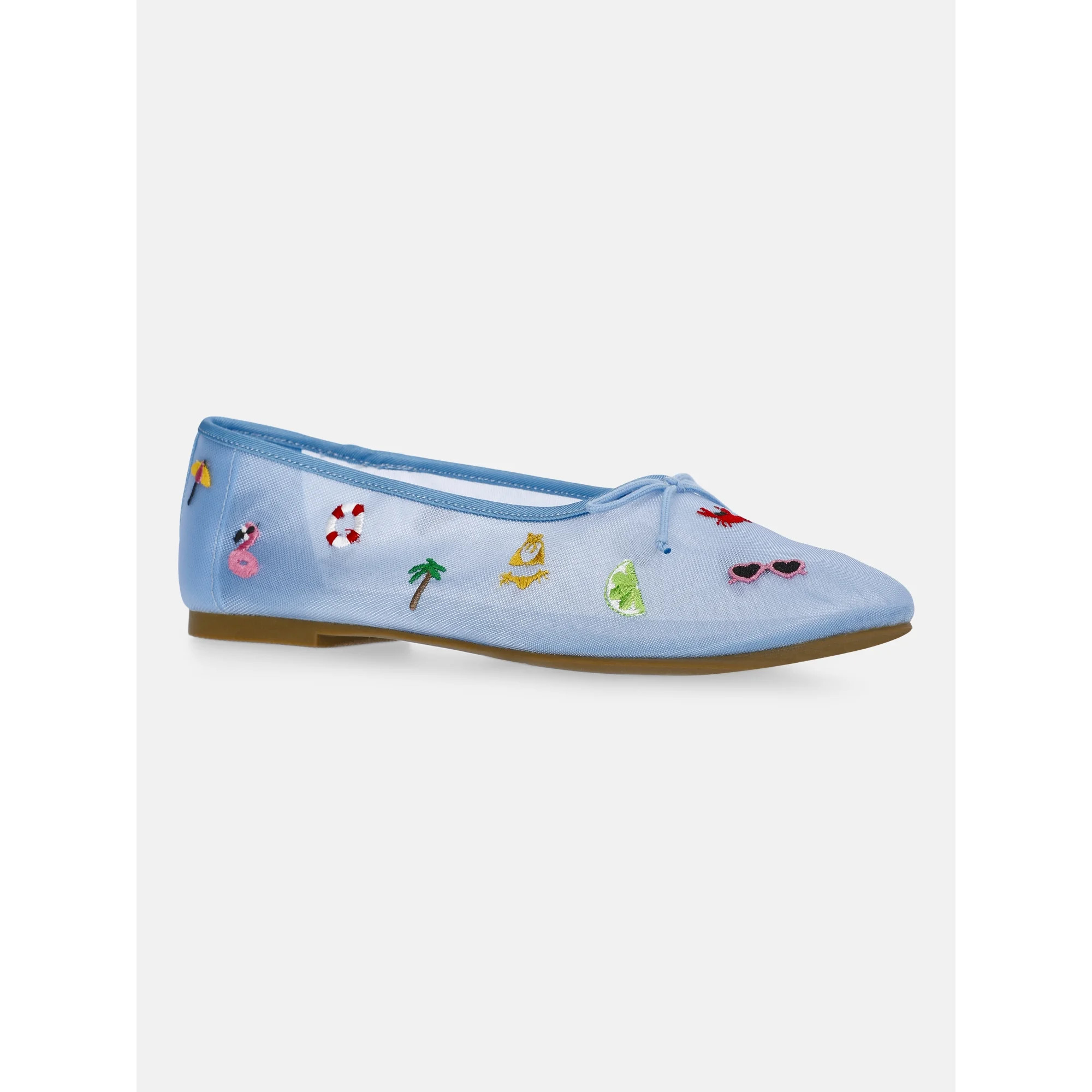 No Boundaries Women's Mesh Ballet Flats | Walmart (US)