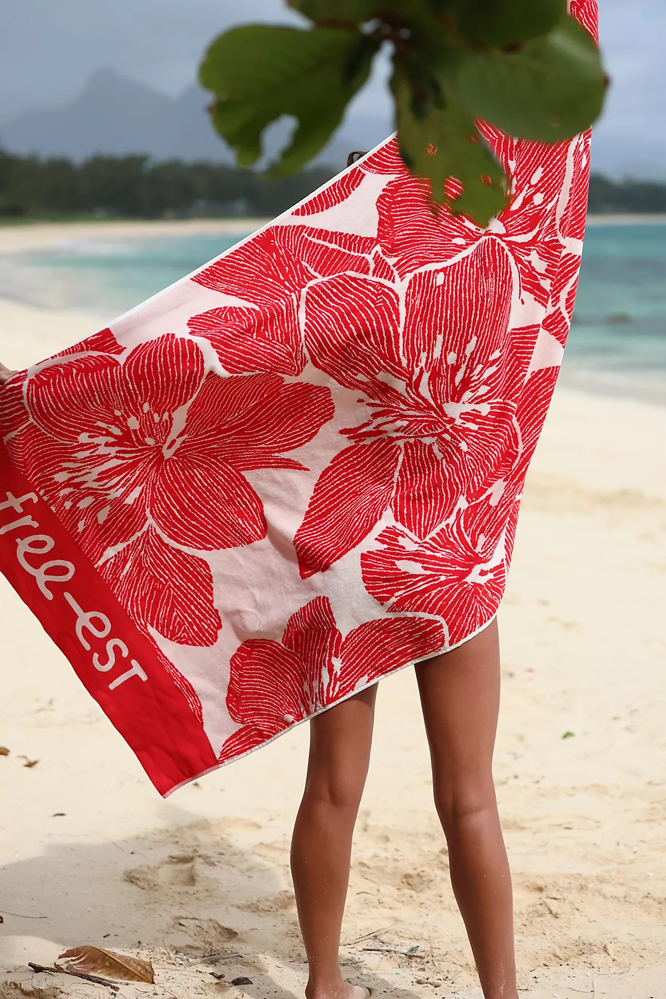 free-est Coastal Wildflower Beach Towel | Free People (Global - UK&FR Excluded)