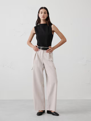 Soft Touch Scuba Slash-Neck Tank | Banana Republic Factory | Banana Republic Factory