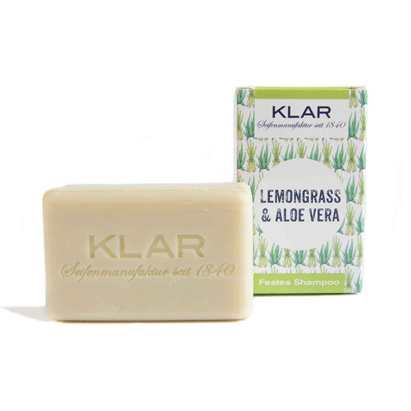 Klar Seifen - Klar's festes Shampoo Lemongrass & Aloe Vera 100g | Avocadostore | Avocadostore DE